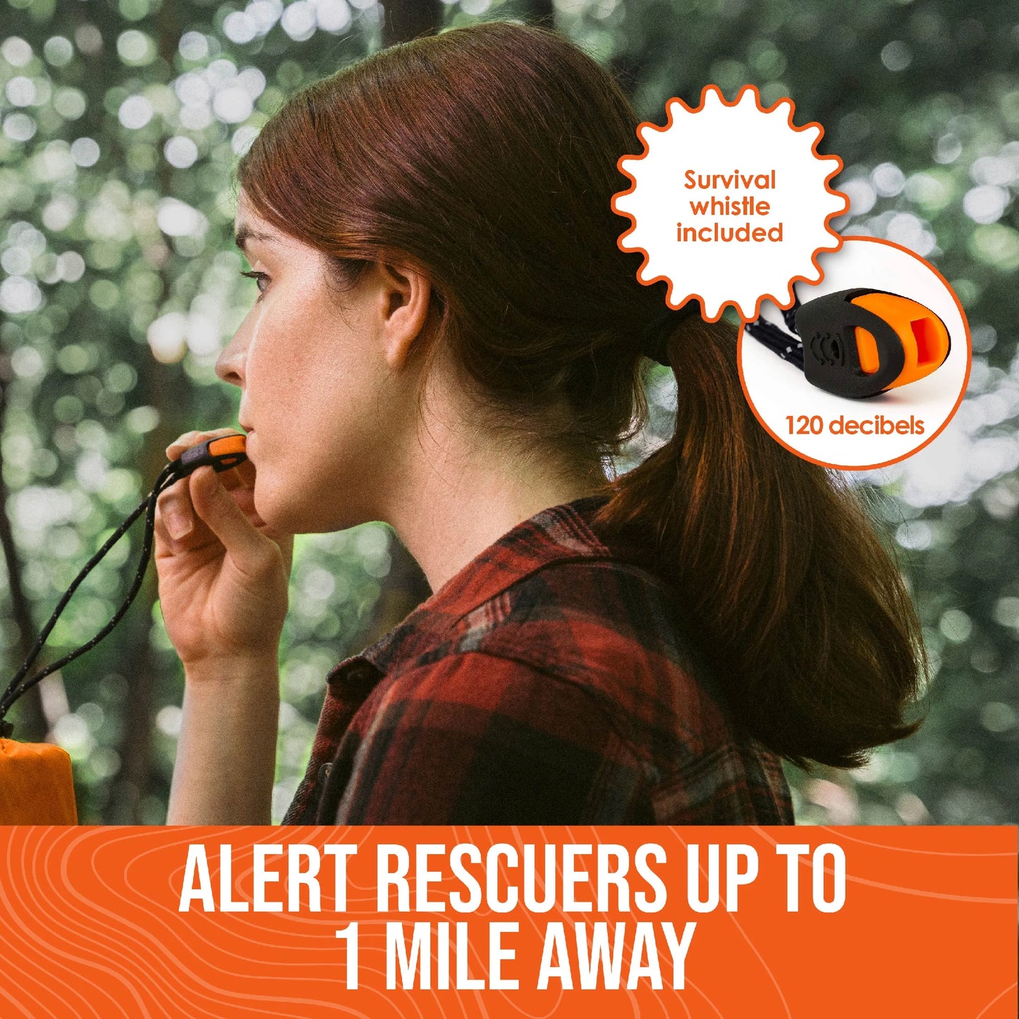 | Life Tent Emergency Survival Shelter - 2 Person Tube Tent | Waterproof, Windproof, Thermal | Includes Survival Whistle, Paracord Rope & Portable, Lightweight Nylon Stuff Sack | Green