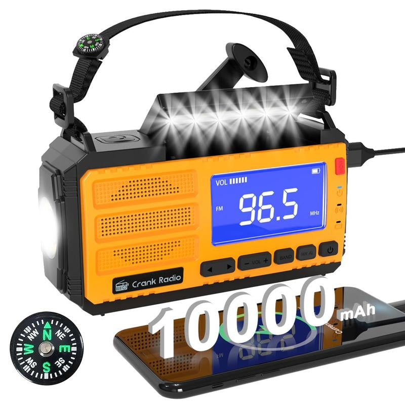 Baofeng Radio 5RH, Handheld Walkie Talkie Radio, 10W Ham Radio Long Range, Rechargeable Handheld Two Way Radio(Upgrade of UV-5R), NOAA, 999CH, Copy Frequency, Audio Electronic Gadgets