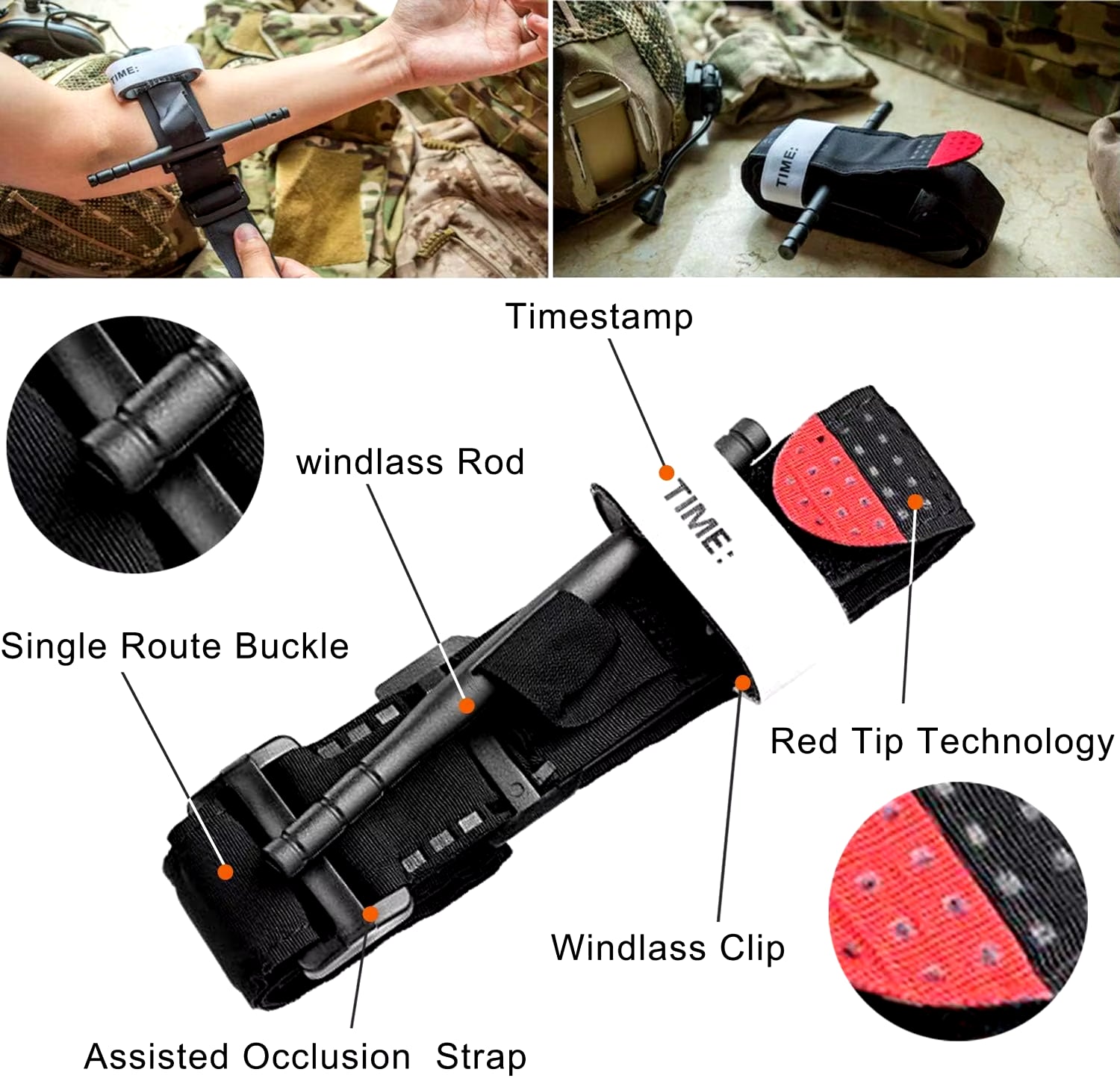 50Pcs IFAK Trauma Survival First Aid Kit, Camping Gear Supplies Emergency Survival Kit, Hiking Kit