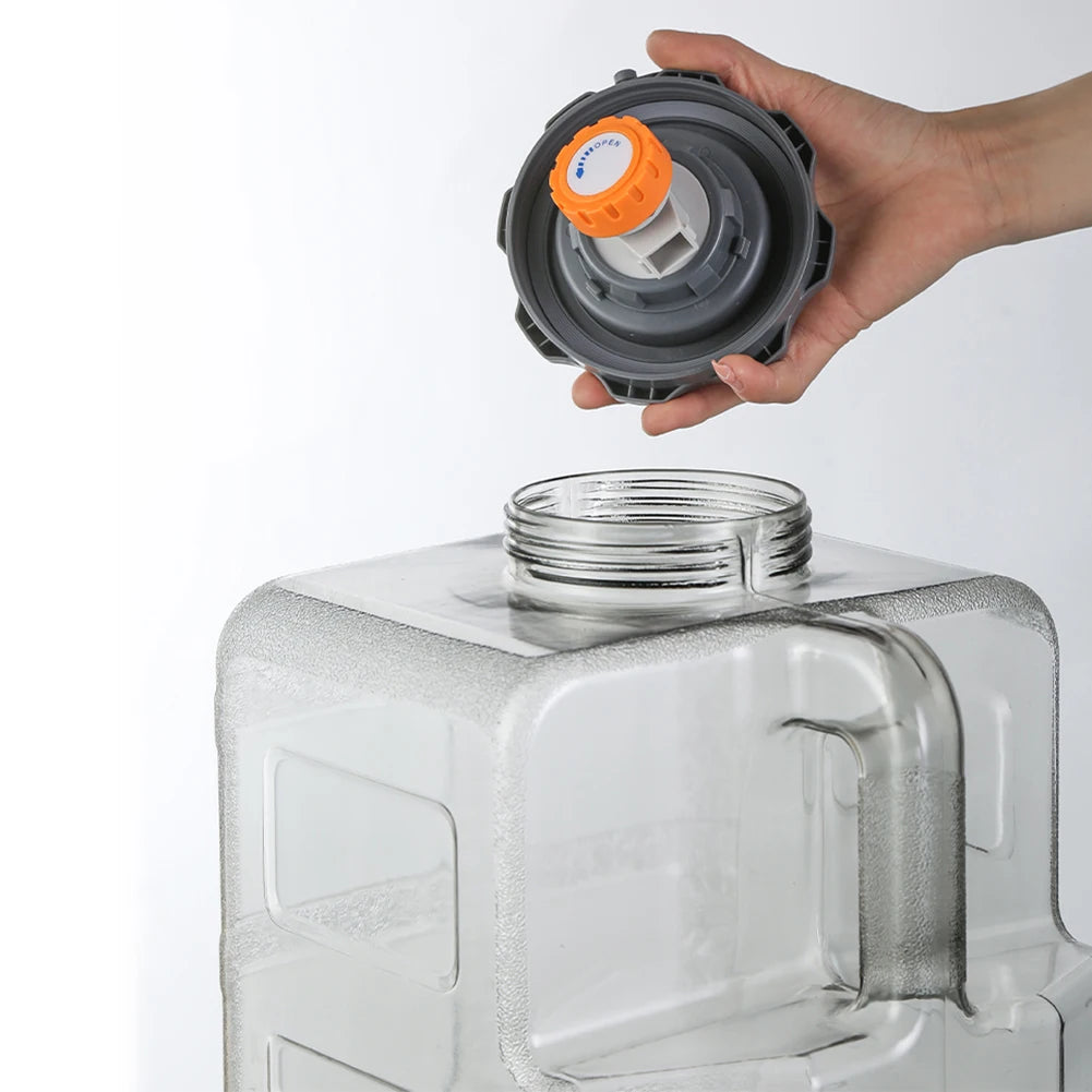 8L /12L /15L Camping Water Container with Spigot Emergency Water Storage Portable Water Storage for Camping and Outdoors