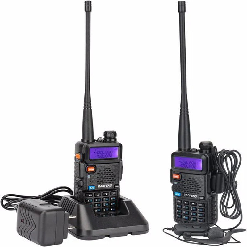 Two Sets Uv-5R 5W Walkie Talkies