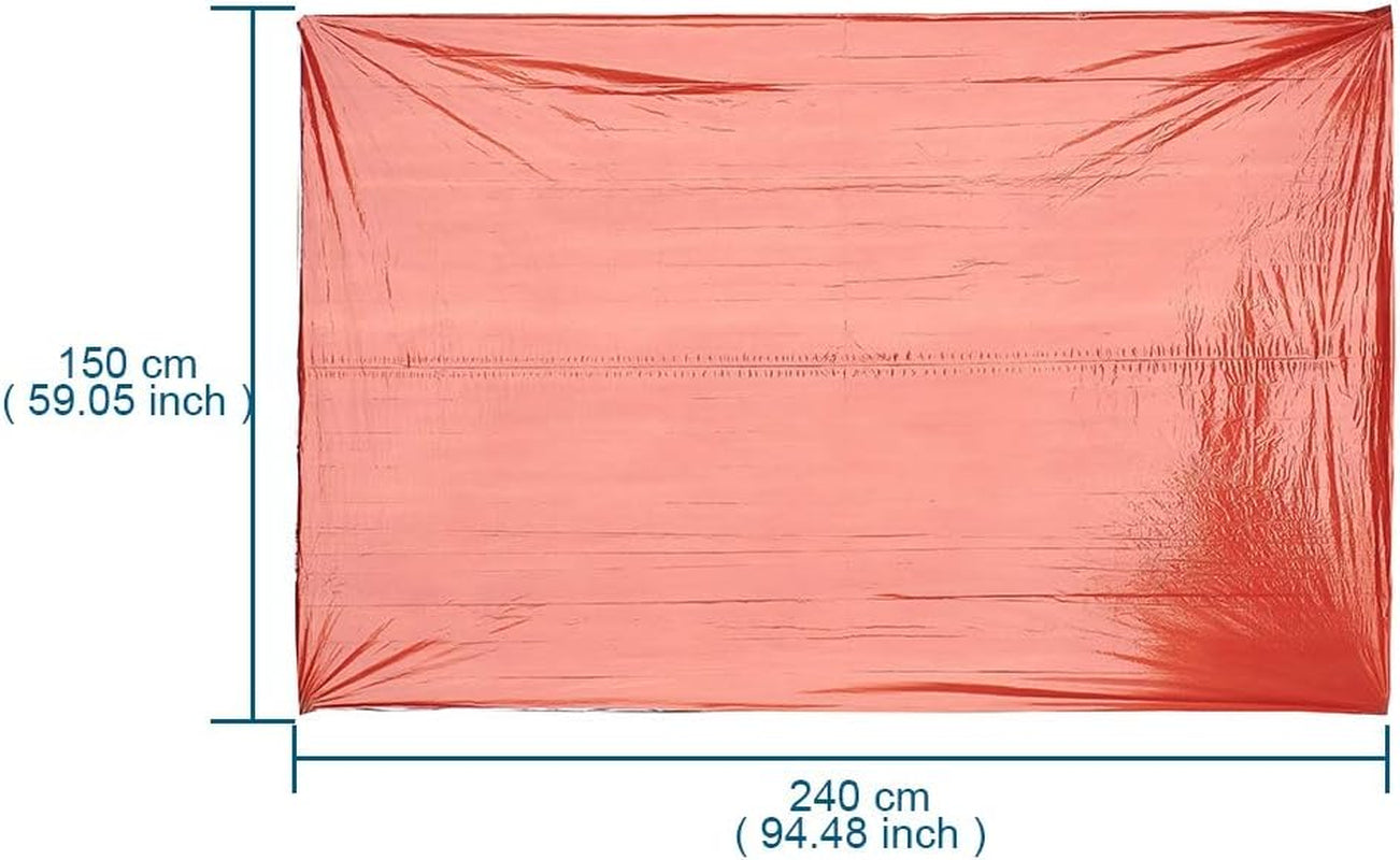 Waterproof Emergency Tent 2 Person Tent Survival Shelter Ultralight Survival Emergency Insulated Blanket for Camping Hiking, Orange