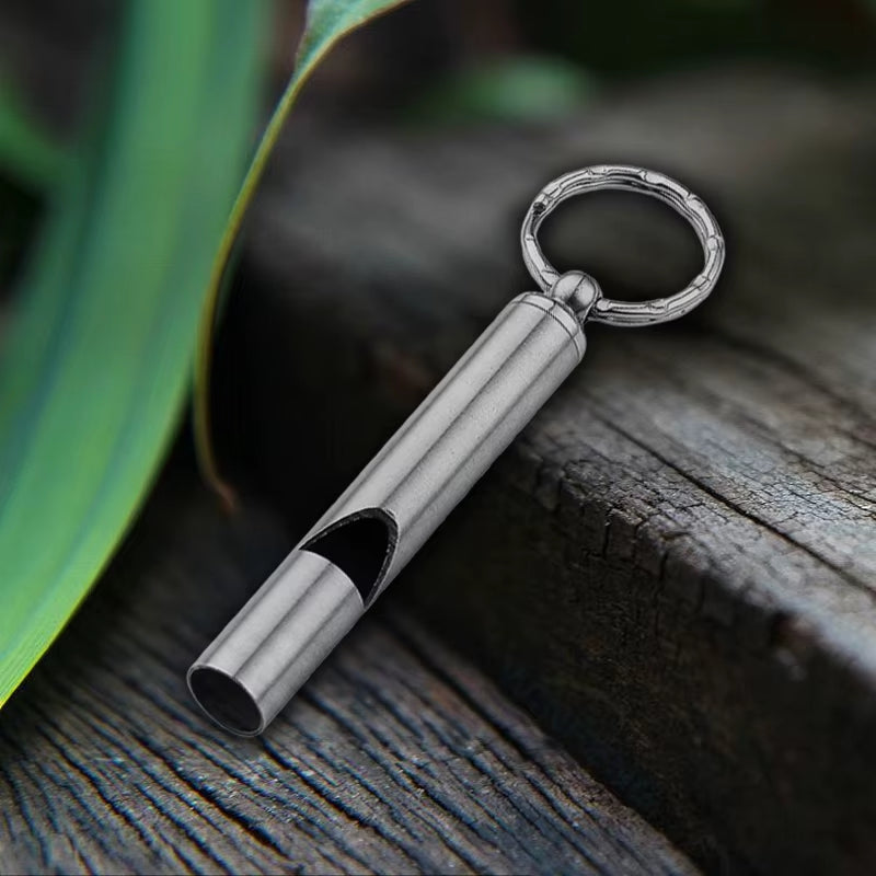 High Decibel Survival Whistle Emergency Safety Whistle Keychain Outdoor Hiking Camping Whistle Emergency Survival Gadgets