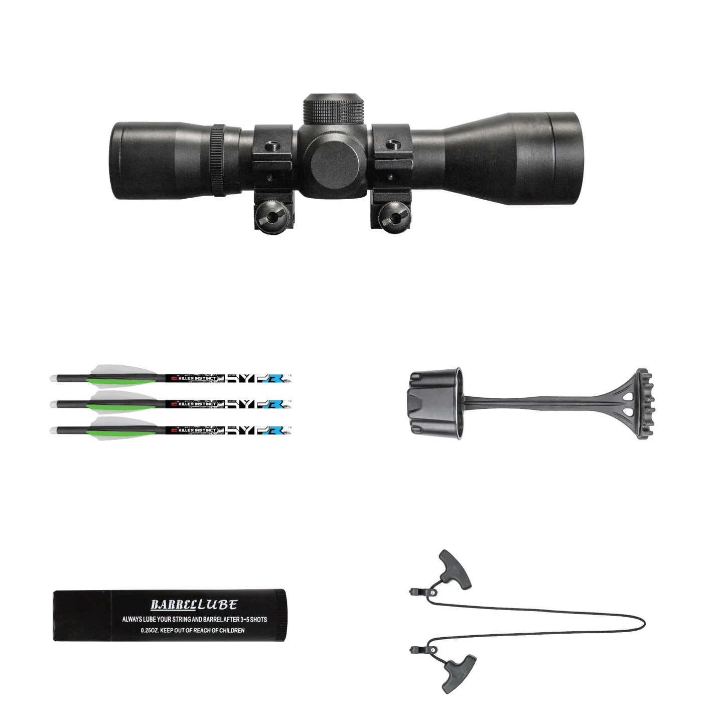 Lethal 405 Crossbow Bow Archery Pro Package with 3 Bolts, Camo