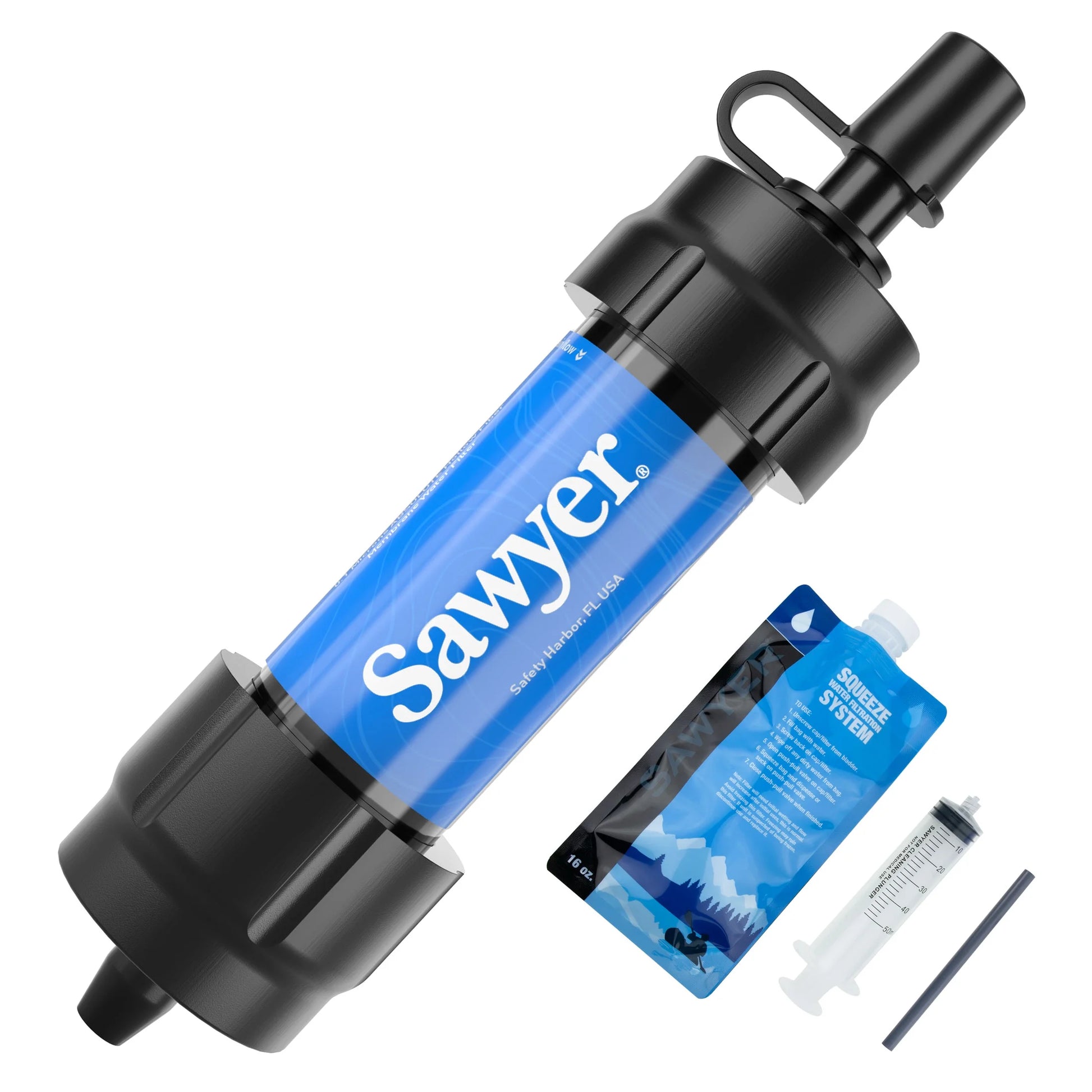 SP128 MINI Water Filtration System, Single, Blue