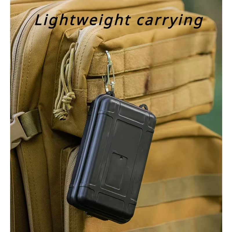 EDC Tool Box Outdoor Camping Survival Kit Shockproof Waterproof Case Sealed Box Outdoor Survival Storage Box Small.