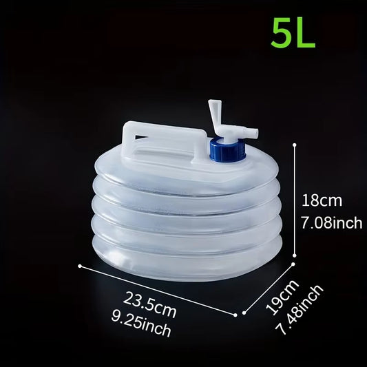 Portable 5/10L /15L Outdoor Foldable Collapsible Drinking Car Water Bag Carrier Container Outdoor Camping Hiking Picnic Emergenc