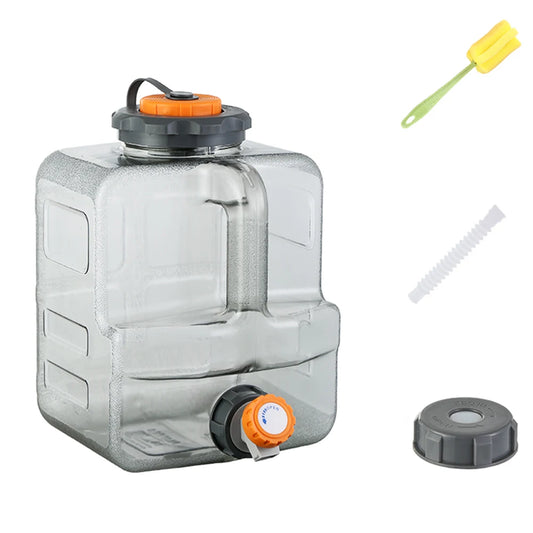 8L /12L /15L Camping Water Container with Spigot Emergency Water Storage Portable Water Storage for Camping and Outdoors
