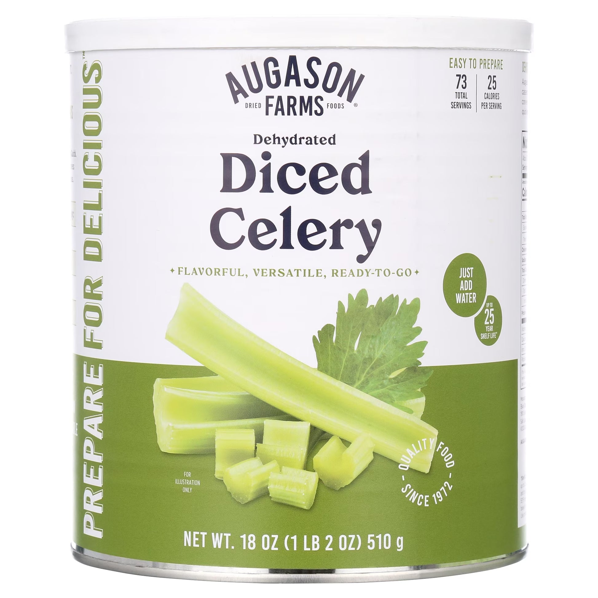 Dehydrated Cross-Cut Celery 18 OZ.