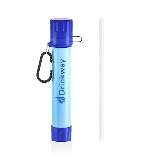 Outdoor Water Filter Personal Water Filtration Straw Emergency Survival Gear Water Purifier for Camping Hiking Climbingadventure