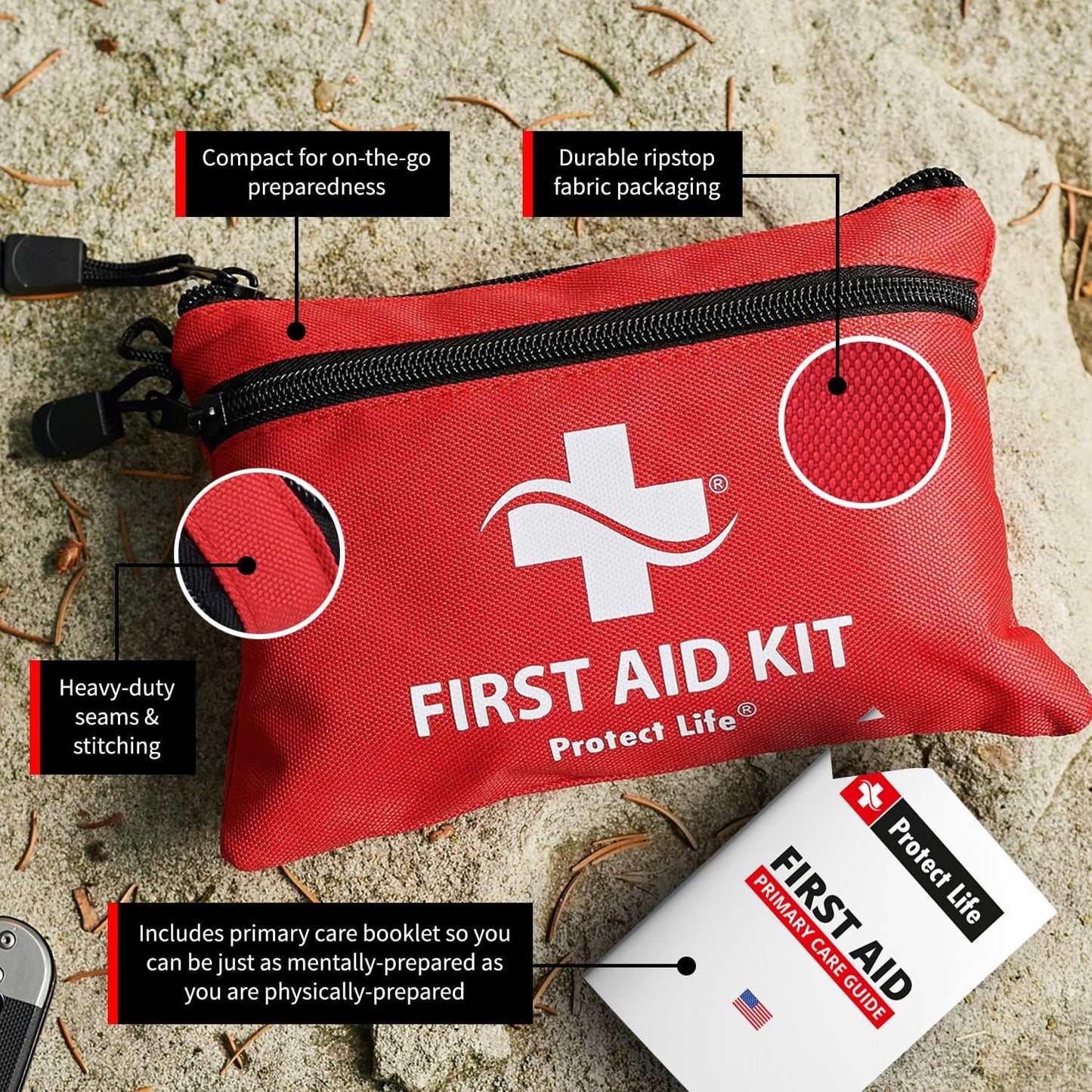 Survival First Aid Kit for Home/Business, Camping Survival Kits | Mini Travel Fi