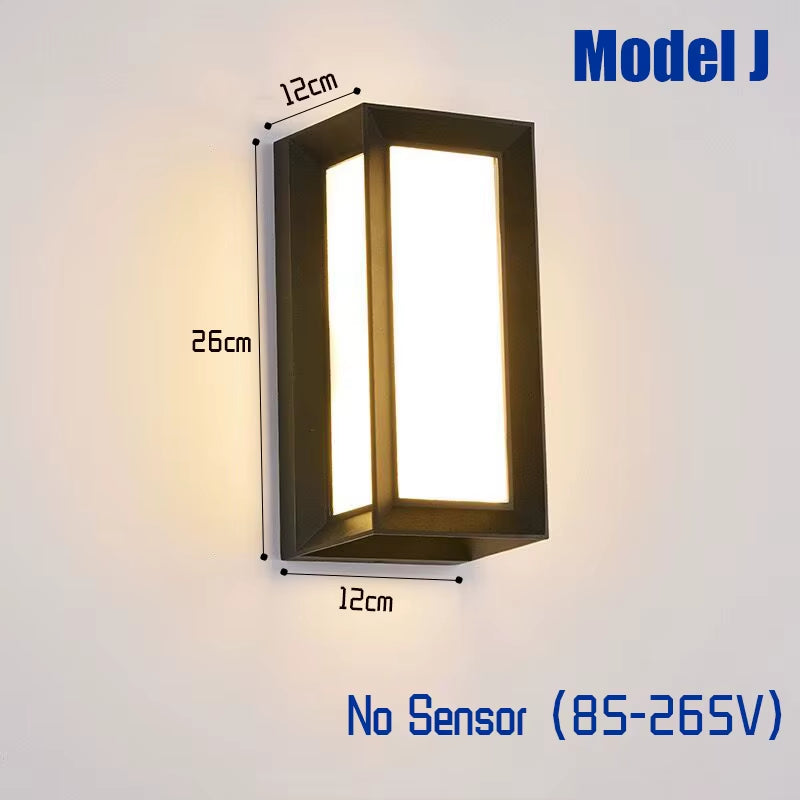 LED Outdoor Lights Motion Sensor Outdoor Wall Light Waterproof IP65 Outdoor Wall Lamp Street Lamp Garden Lights Outdoor Lighting