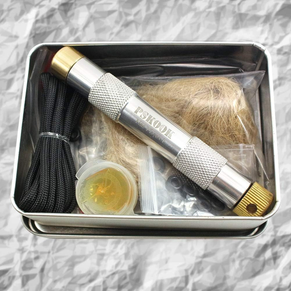 Metal Fire Piston Survival Camping Tool Educational Outdoor Scientific Lesson