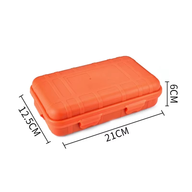 EDC Tools Outdoor Survival Kit Box Sealed Shockproof Waterproof Box Wild Survival Food Grade Storage Box Portable Tool Box