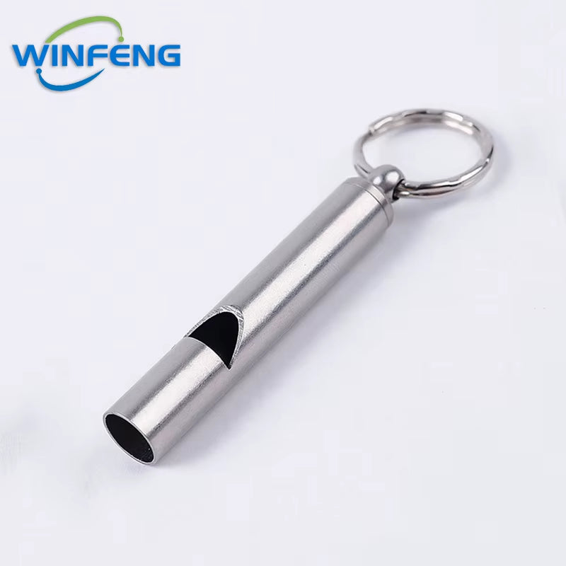 High Decibel Survival Whistle Emergency Safety Whistle Keychain Outdoor Hiking Camping Whistle Emergency Survival Gadgets