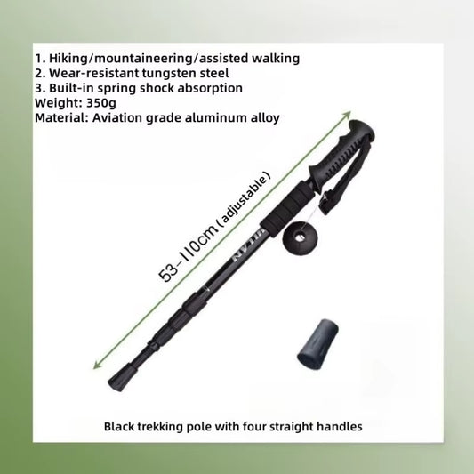 Hiking Trekking Poles, Collapsible,Lightweight, anti Shock, Hiking or Walking Sticks,Adjustable Hiking Pole for Men and Women