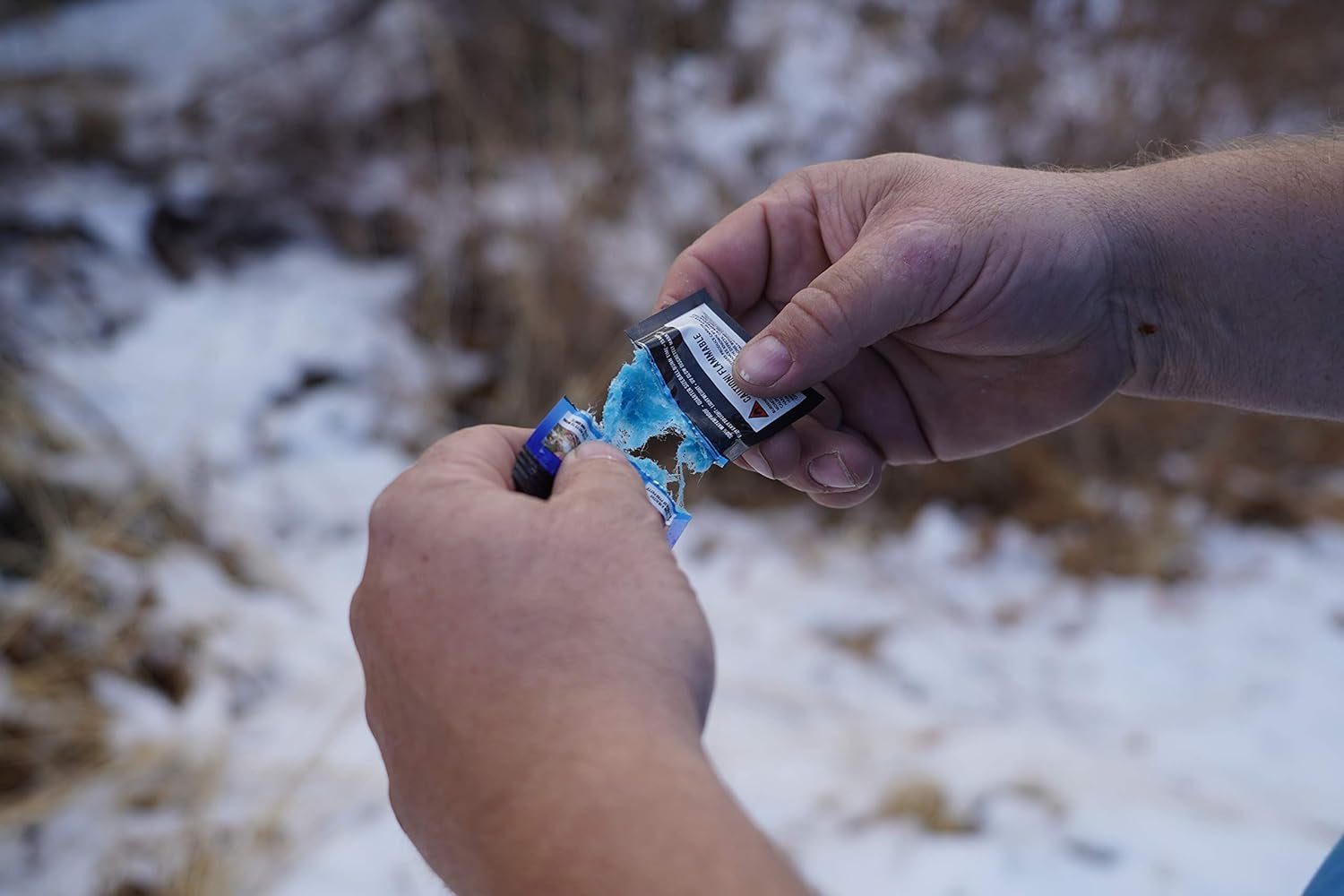 Pyro Putty: Single Use Waterproof Survival Fire Starter, 20 or 50 Ct Foil Packs, Easy Tear, Easy Ignite, Fire Starters for Campfires