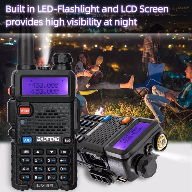 Two Sets Uv-5R 5W Walkie Talkies