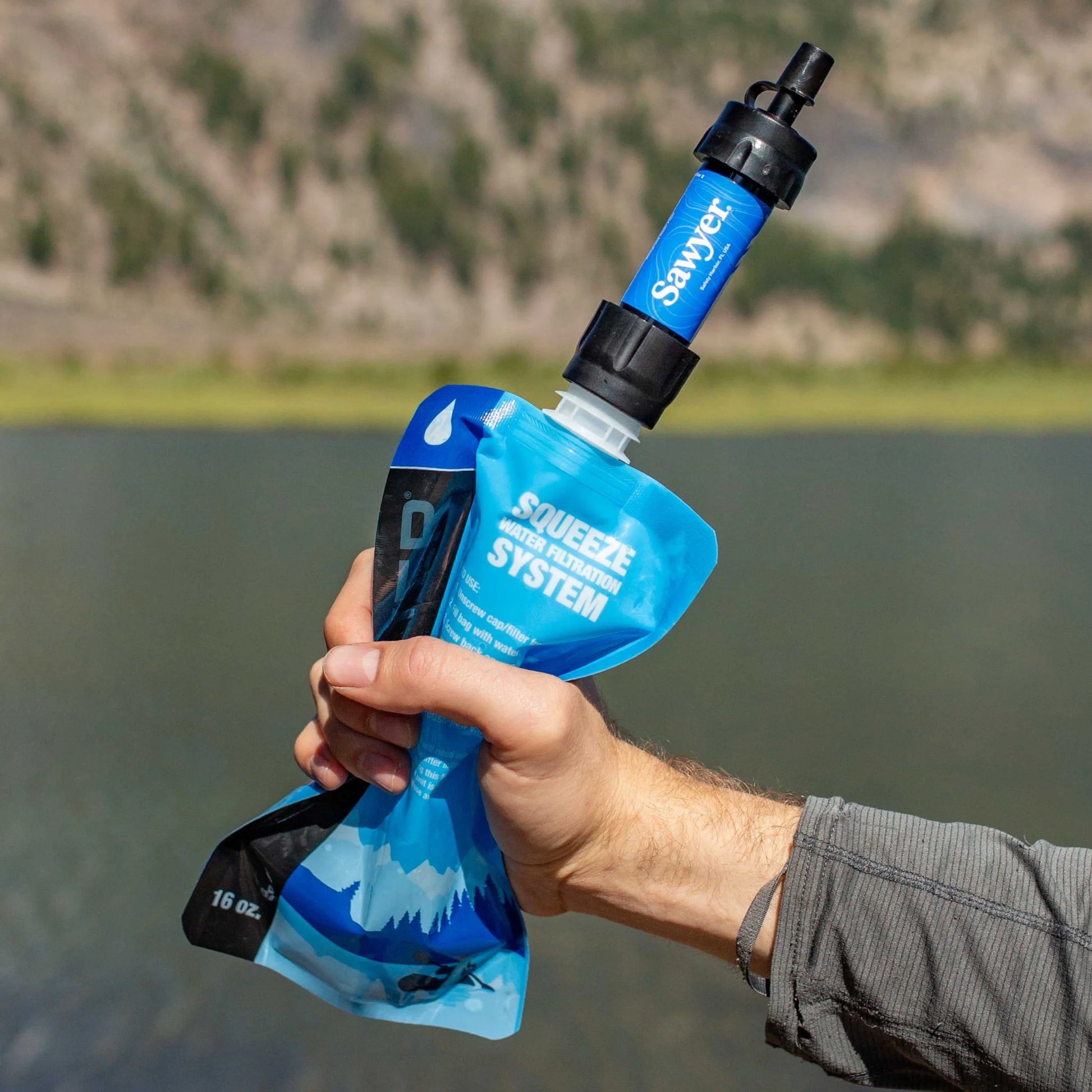 SP128 MINI Water Filtration System, Single, Blue