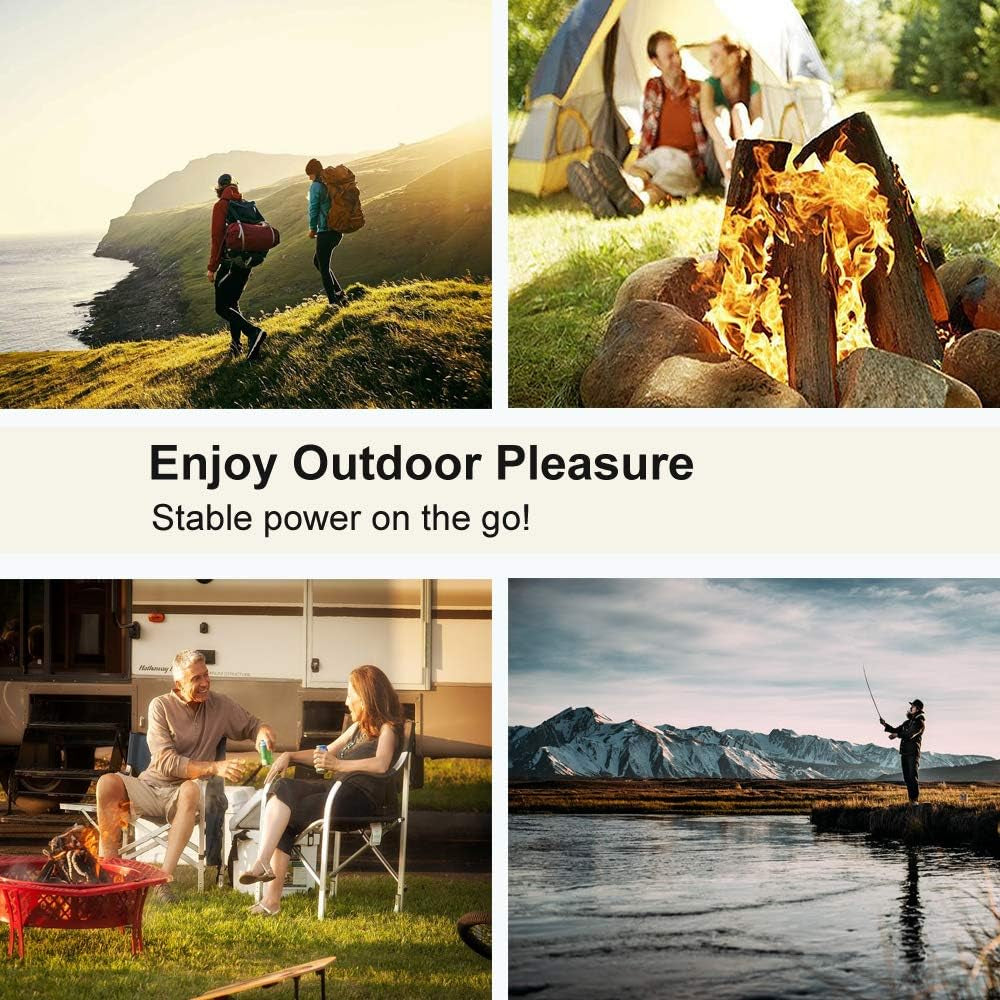 1000W Pure Sine Wave Solar Power Inverter 24V 120V 60Hz Power Converter LED Display DC to AC Power Generator with Wireless 100Ft Remote Controller