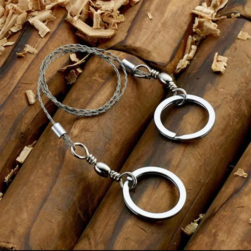 Mini Wire Saw Stainless Steel Outdoor Survival Self Defense Camping Hiking Hunting Chainsaws Hand Saw Fret Saw Tools