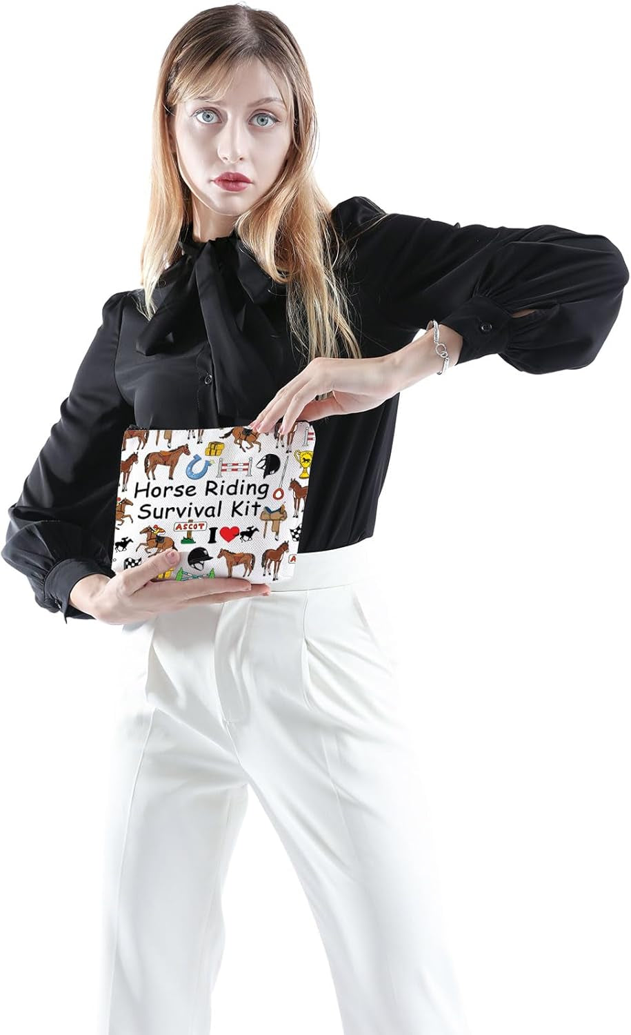 Horse Riding Cosmetic Bag Horse Riding Survival Kit Gift Horses Gift Equestrian Gift (Horse Riding Survival)