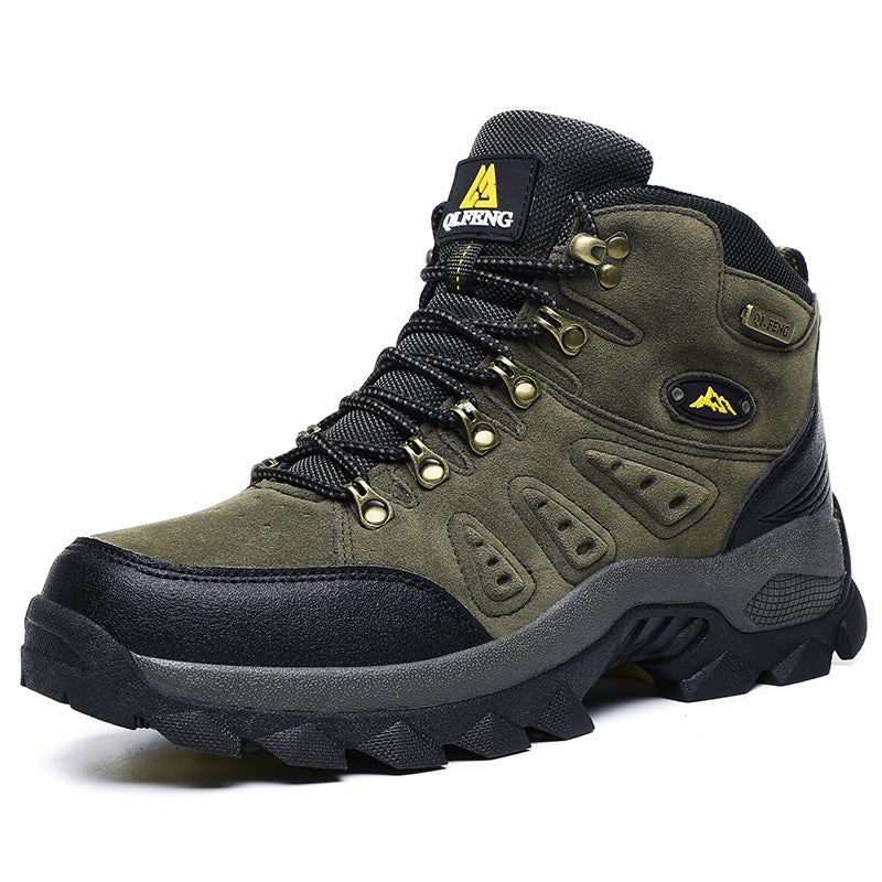 Outdoor High-Top Hiking Shoes Waterproof Hiking