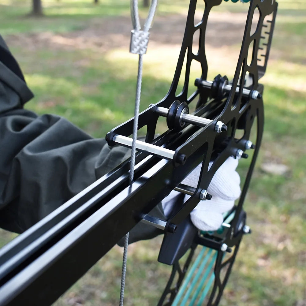 Hunting Bows for Adults, Ball Bearing Bow, Compound Bow Set That Shoots Steel Balls, Composite Pulley Bow with Continuous Shooting