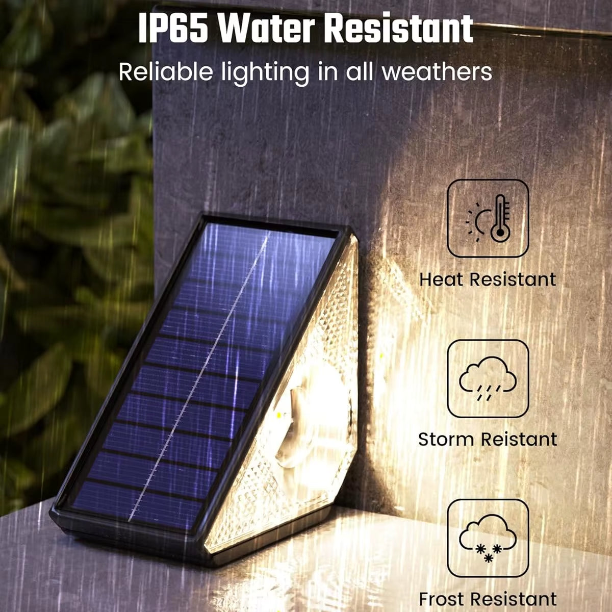 LED Solar Step Lights Warm RGB Solar Outdoor Lights Waterproof Outdoor Stair Lights Outdoor Garden Lights Solar Lamp Outdoor