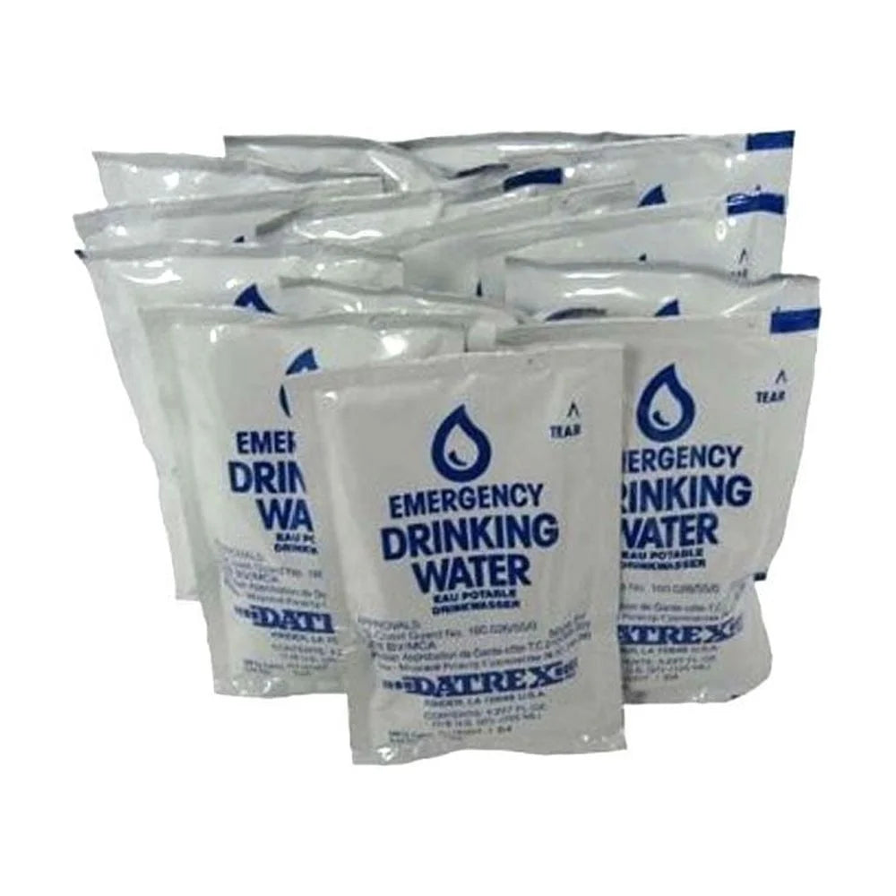 18PK Emergency First Aid Drinking Water Pouch 125Ml, 18 Pieces