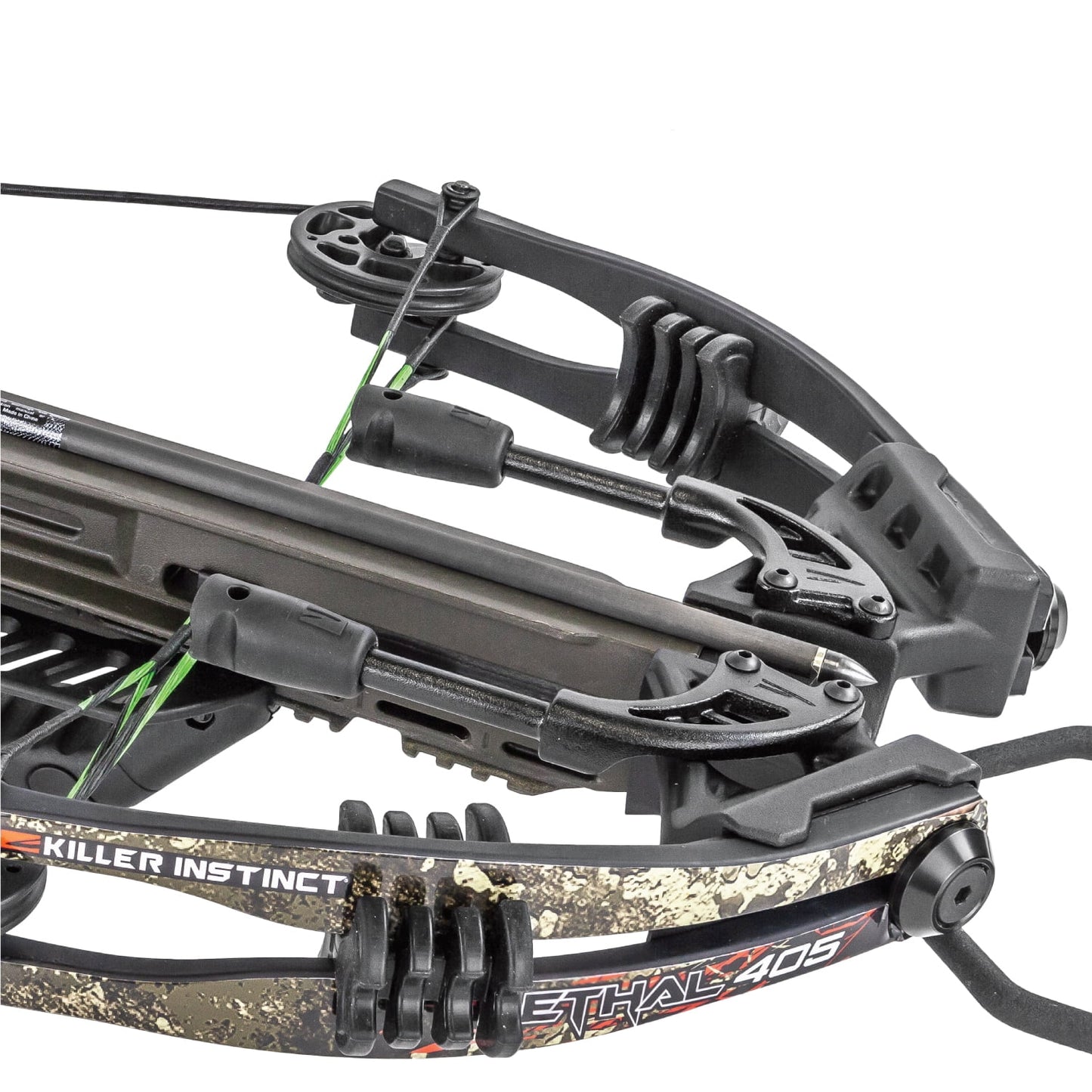 Lethal 405 Crossbow Bow Archery Pro Package with 3 Bolts, Camo
