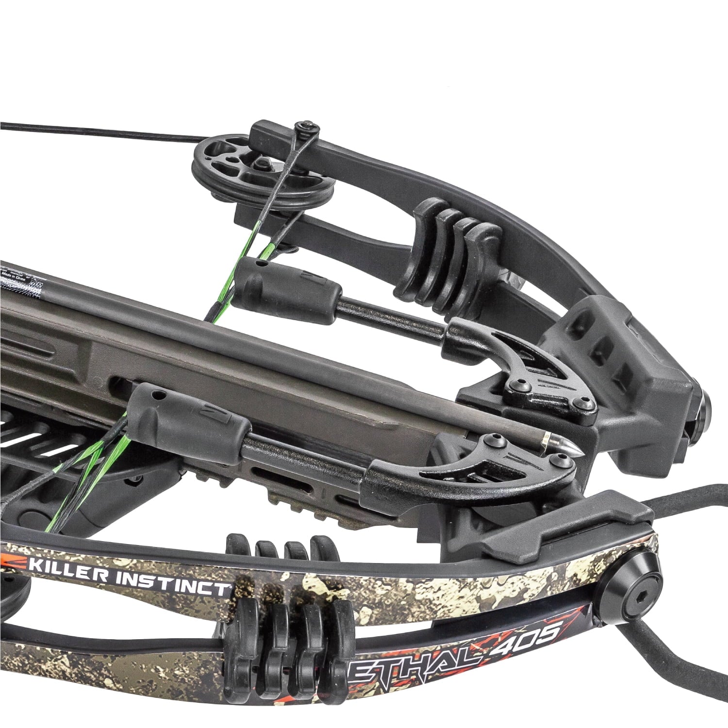 Lethal 405 Crossbow Bow Archery Pro Package with 3 Bolts, Camo