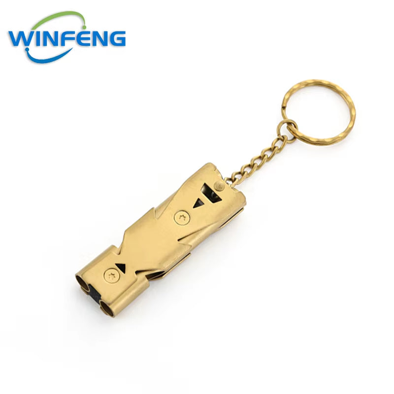 High Decibel Survival Whistle Emergency Safety Whistle Keychain Outdoor Hiking Camping Whistle Emergency Survival Gadgets